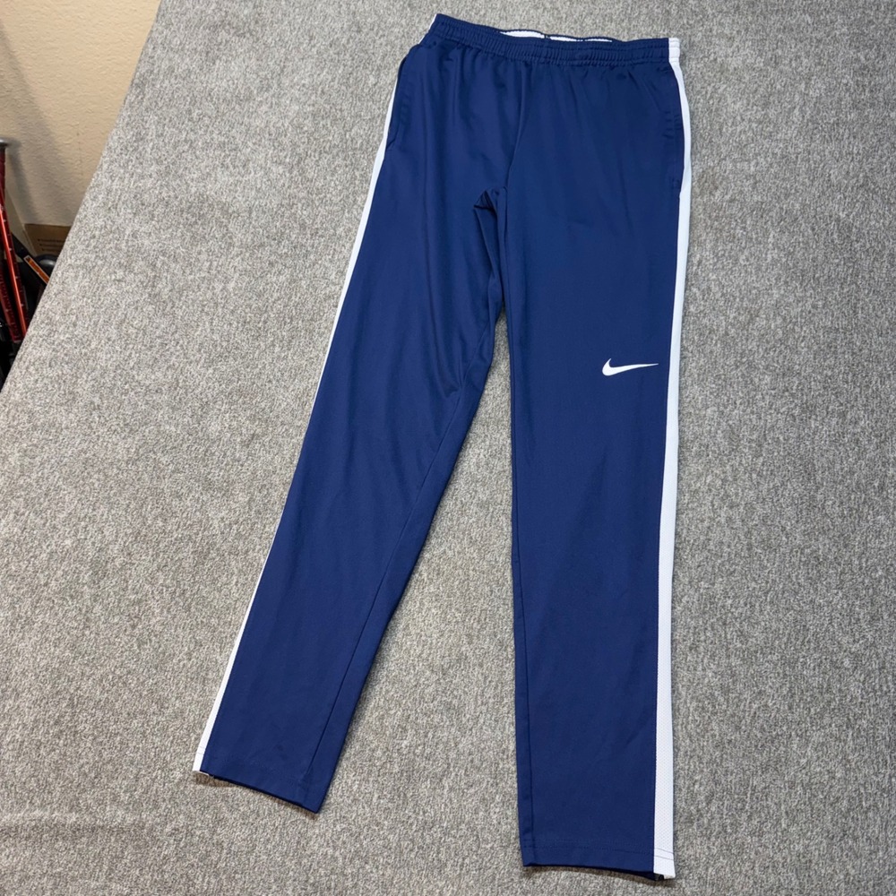 Nike Dri-FIT Academy Soccer Track Pants Mens XS Navy Blue White 859513-429